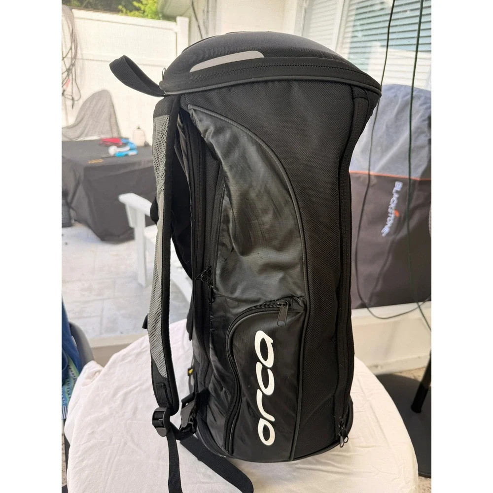 Orca Triathlon Transition Backpack Black Gear Bag Training Race Day